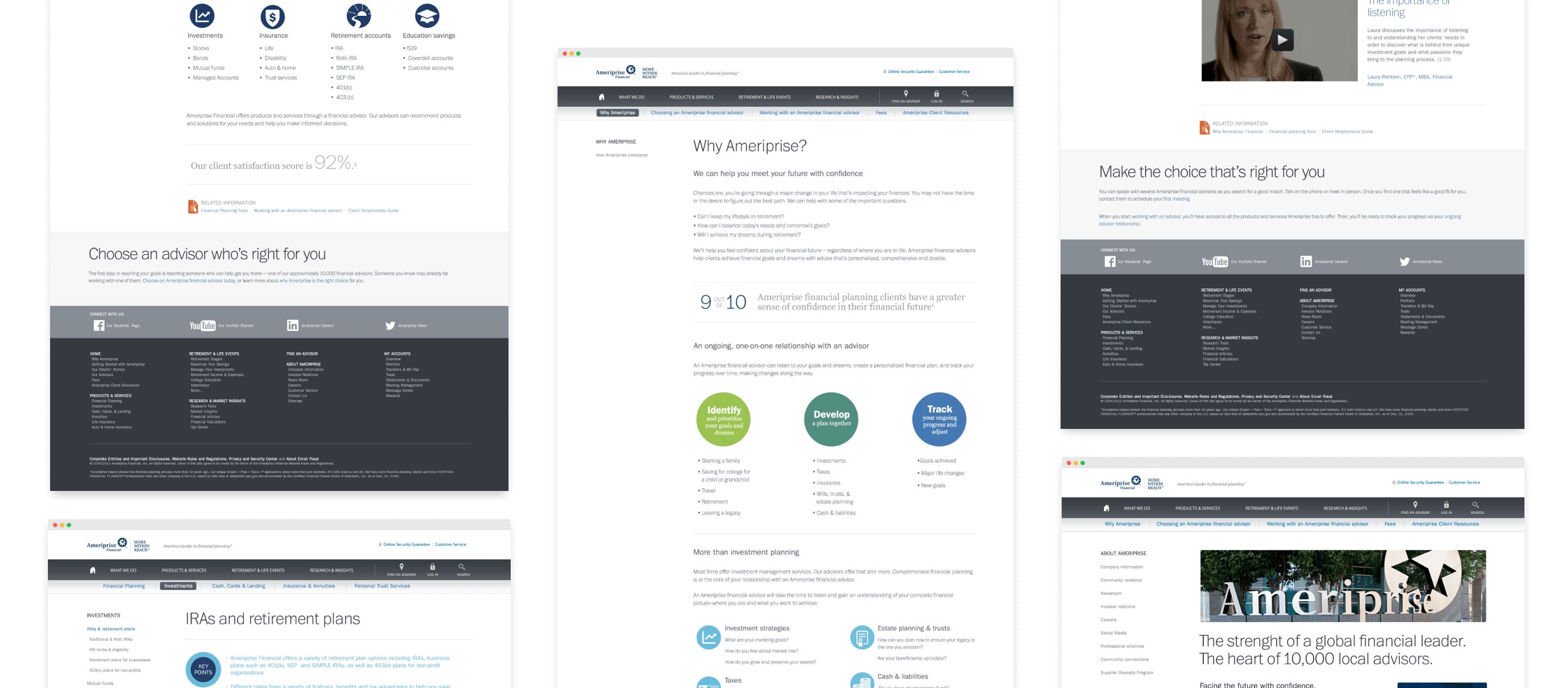 Ameriprise Financial Redesign