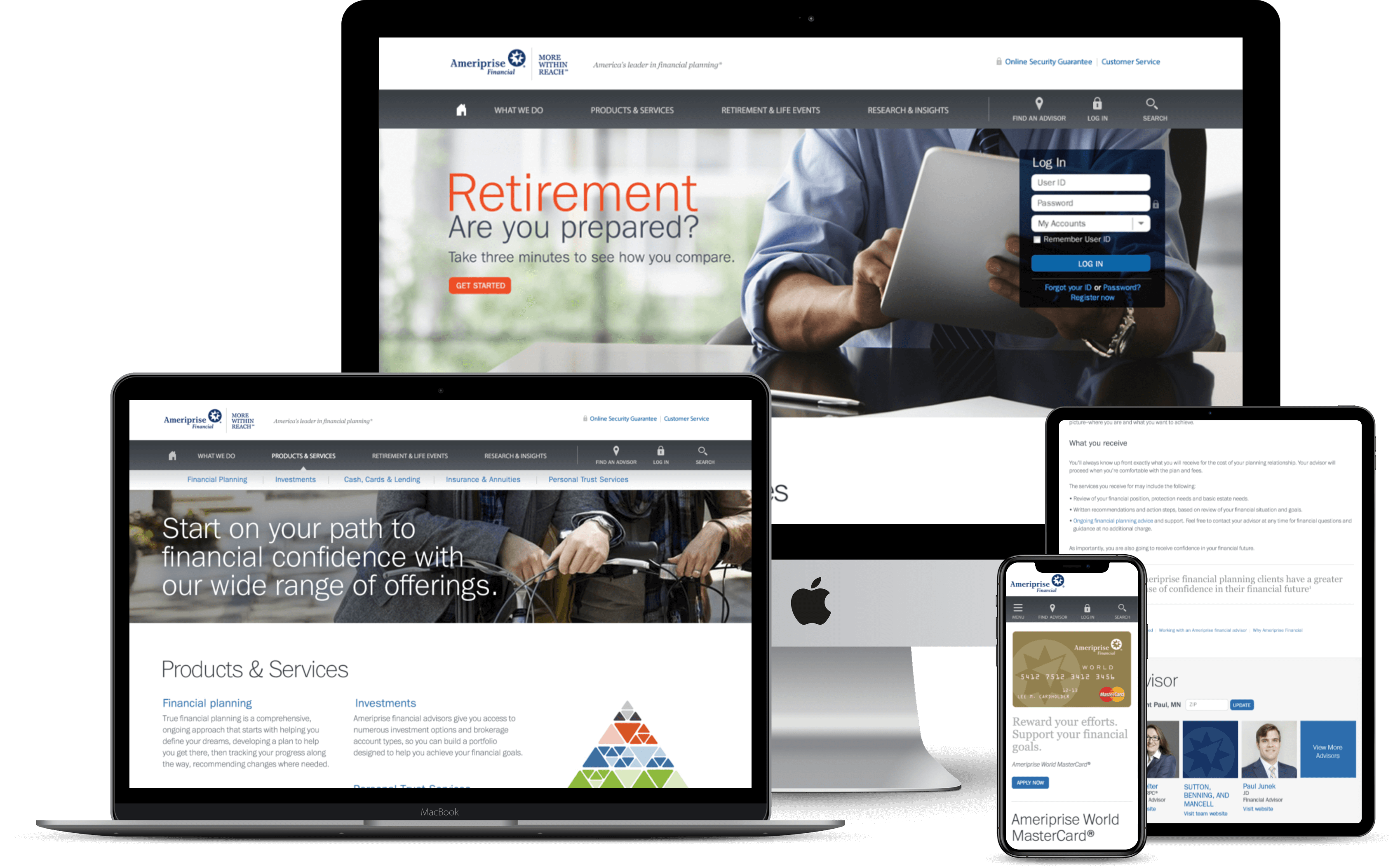 Ameriprise Financial Redesign