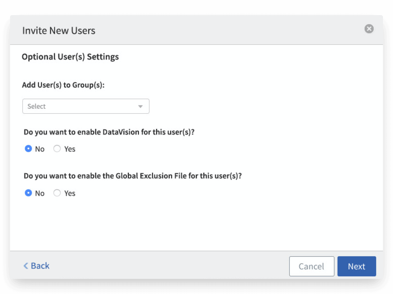 D&B Hoovers Invitation Flow